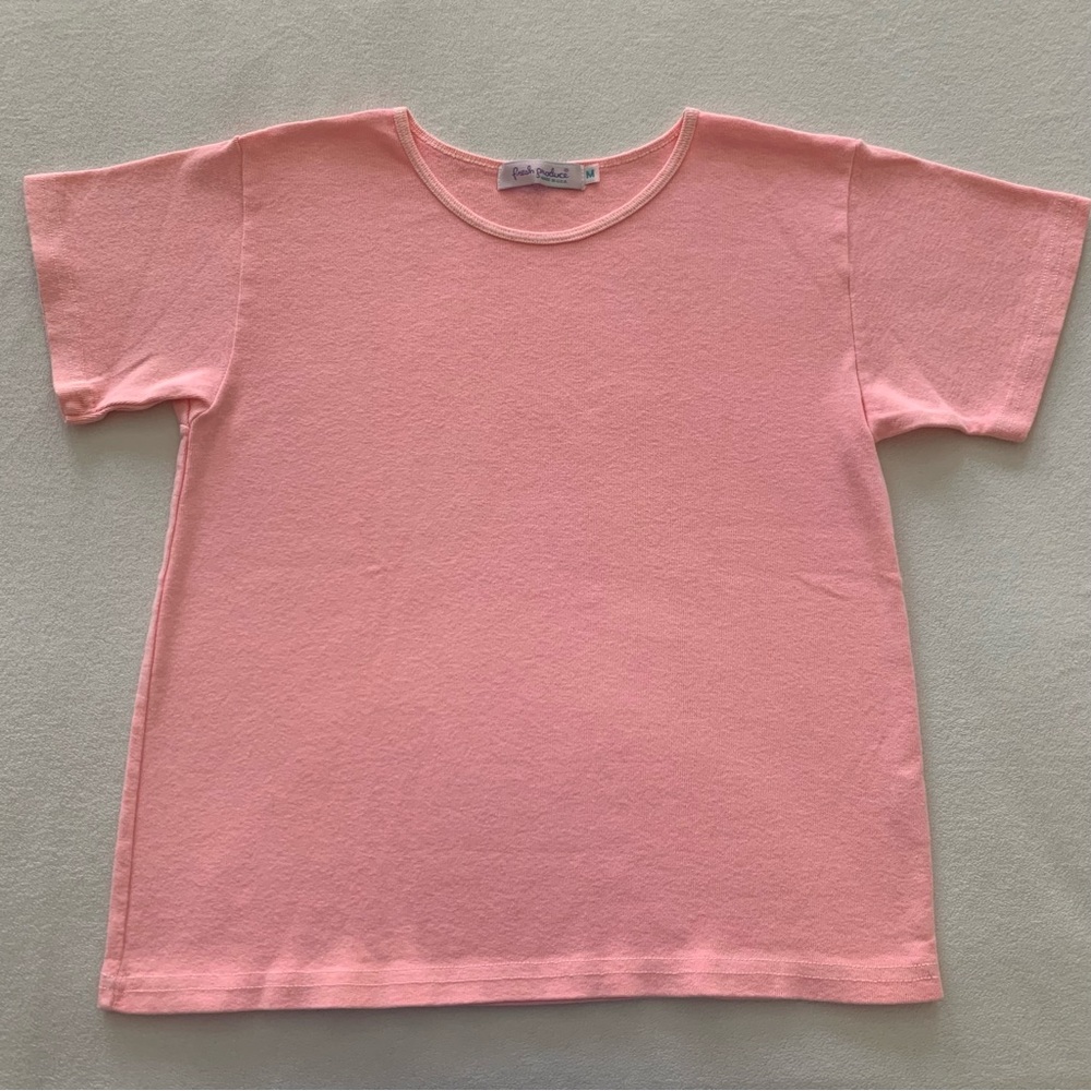 Fresh Produce Light Pink Cotton Tee T-shirt M - Picture 7 of 8